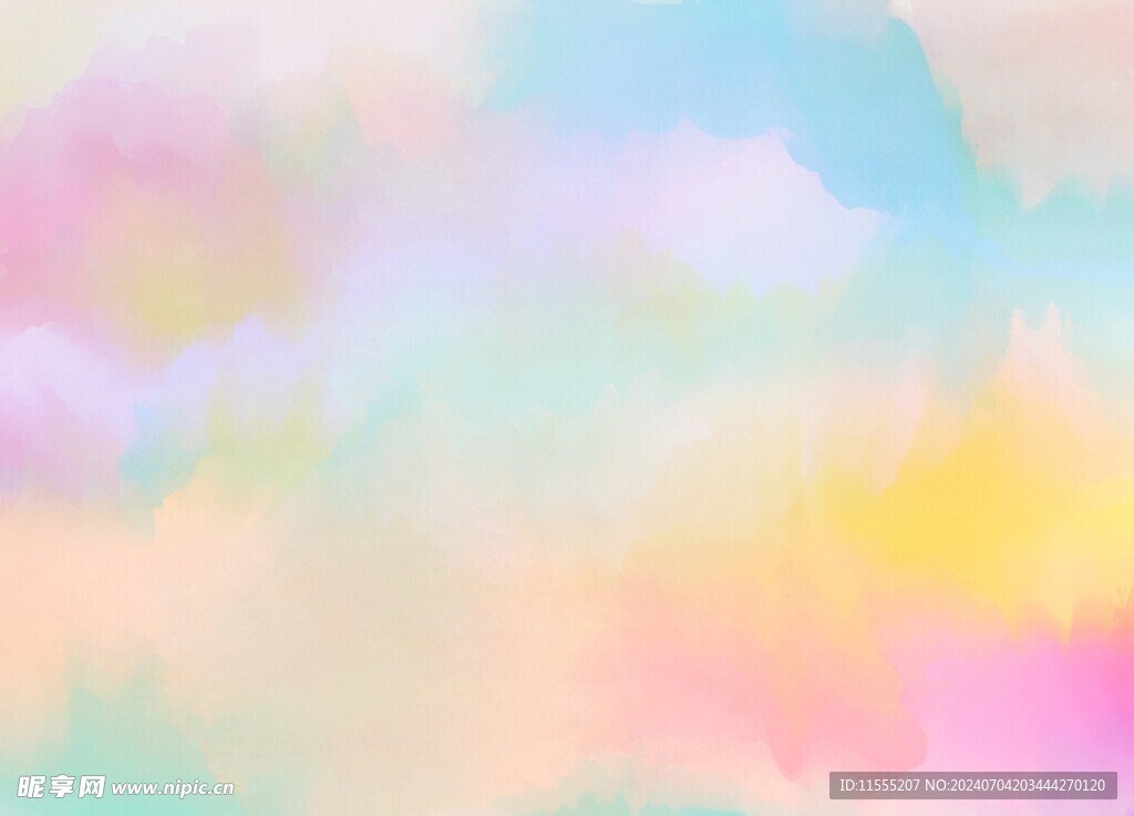 创意水彩抽象艺术画水彩晕染