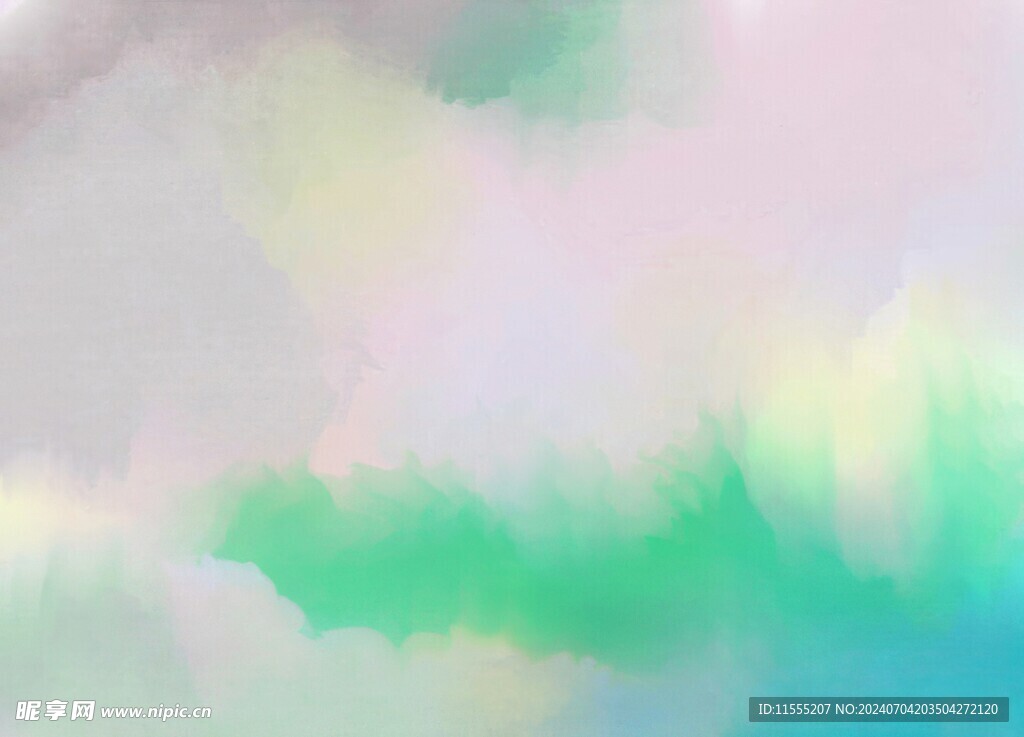 创意水彩抽象艺术画水彩晕染