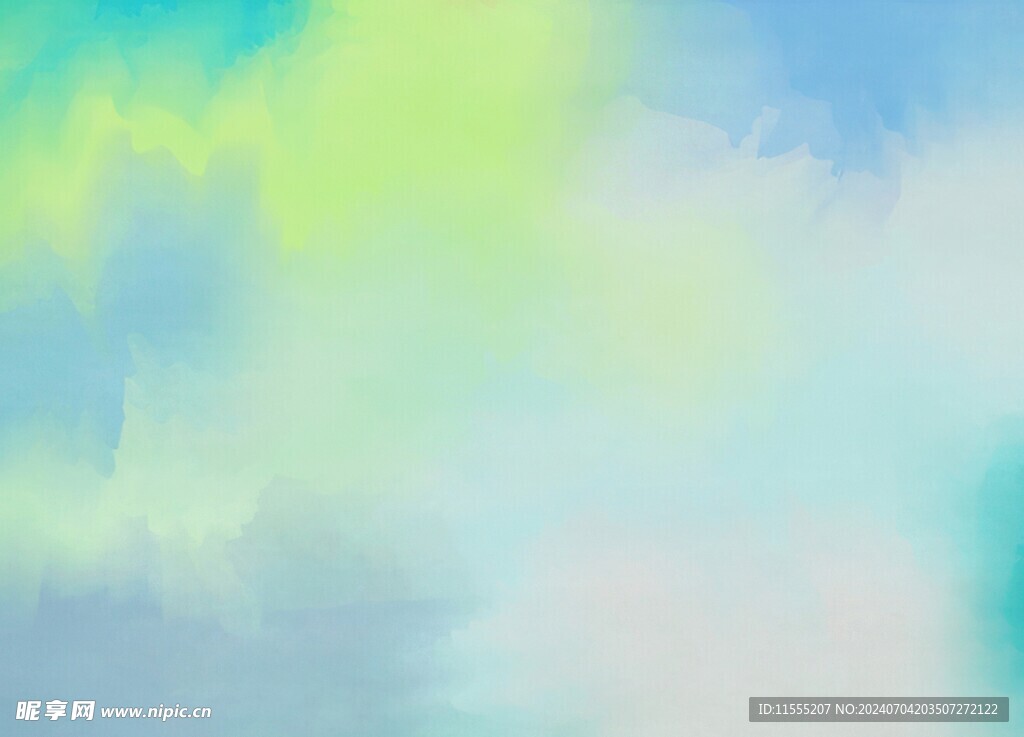 创意水彩抽象艺术画水彩晕染
