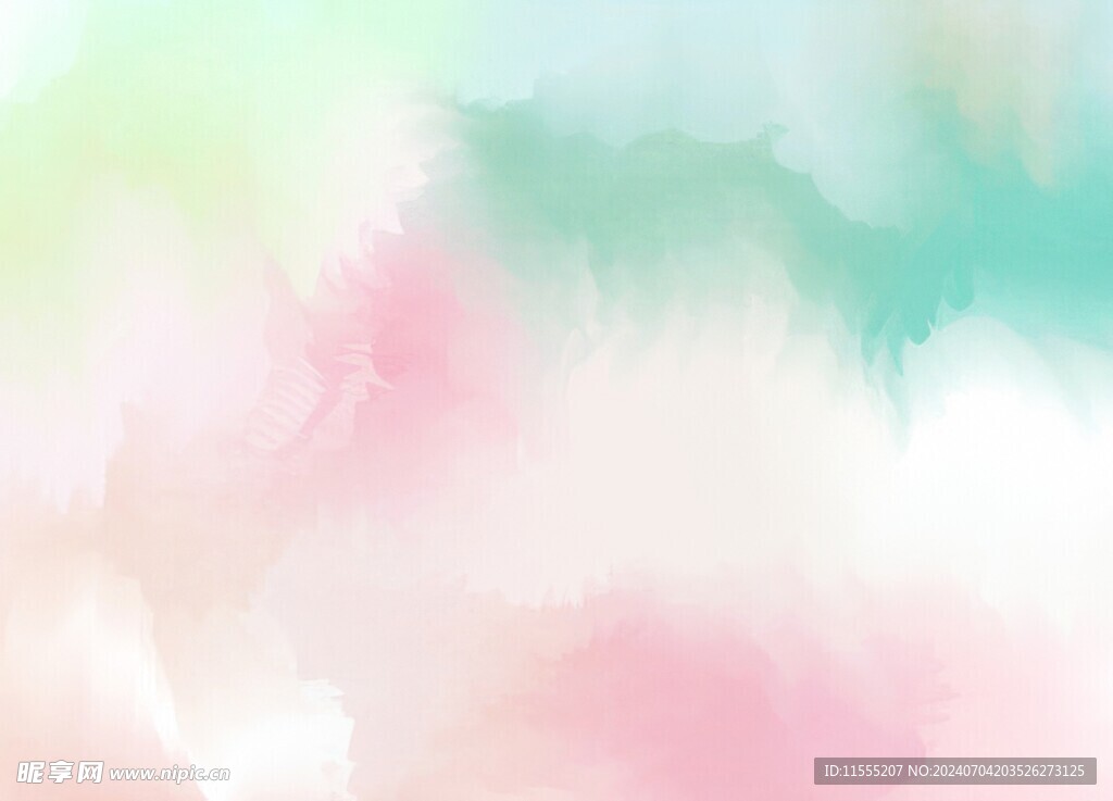 创意水彩抽象艺术画水彩晕染