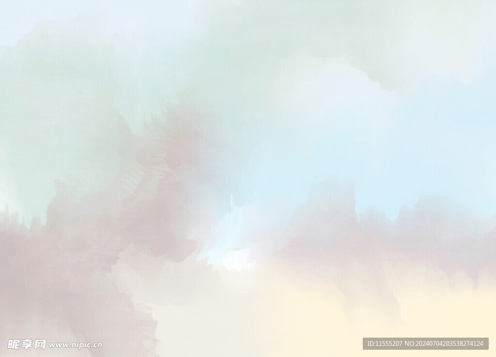 创意水彩抽象艺术画水彩晕染
