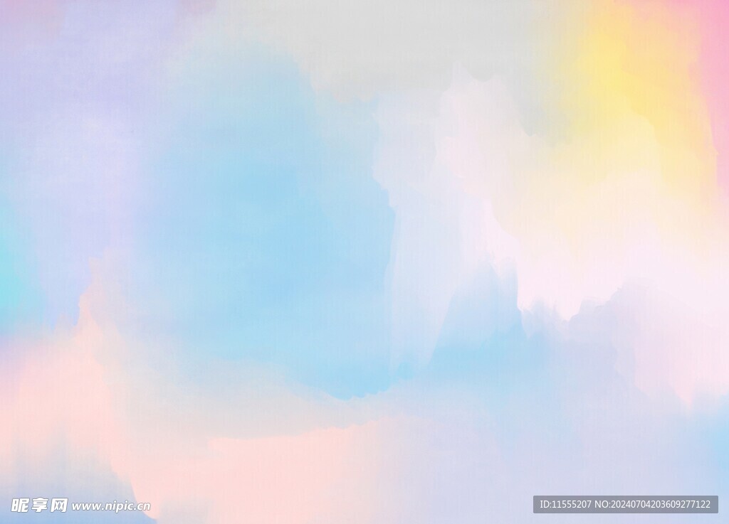 创意水彩抽象艺术画水彩晕染