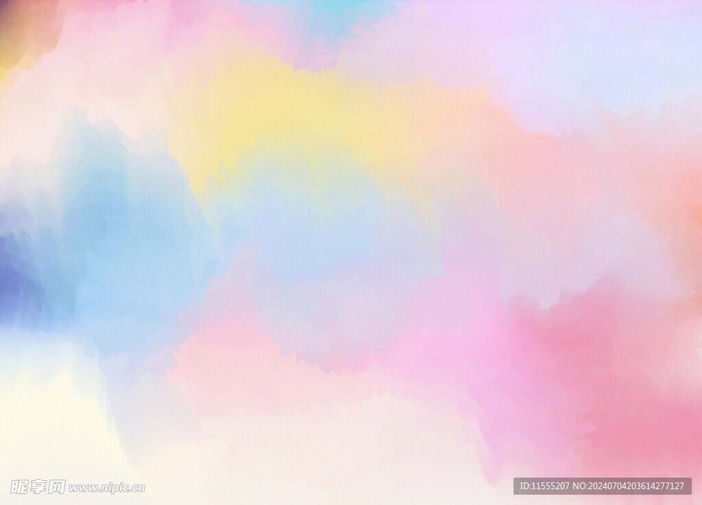 创意水彩抽象艺术画水彩晕染