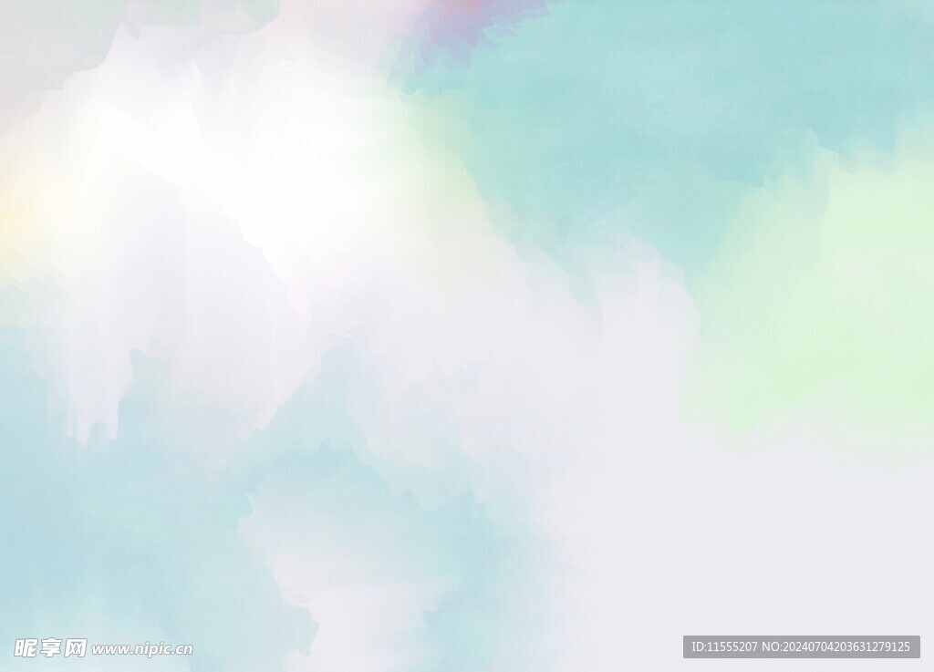 创意水彩抽象艺术画水彩晕染