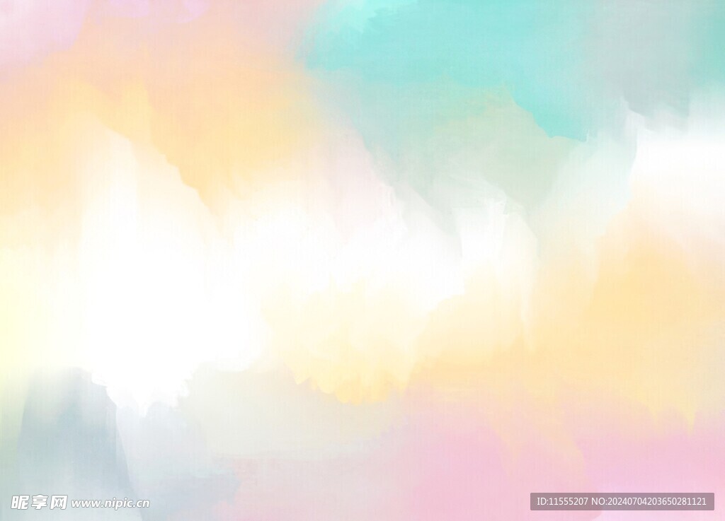 创意水彩抽象艺术画水彩晕染