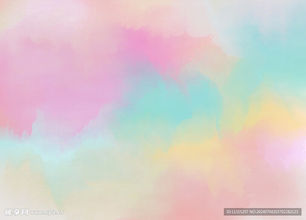 创意水彩抽象艺术画水彩晕染