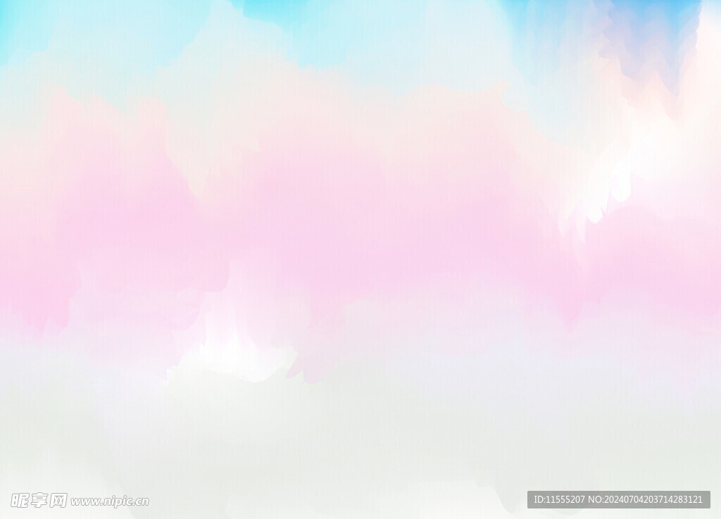 创意水彩抽象艺术画水彩晕染