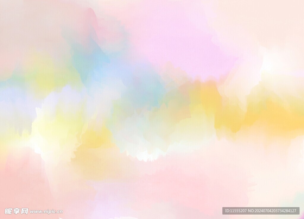 创意水彩抽象艺术画水彩晕染