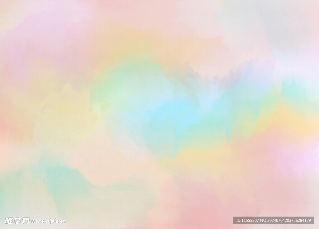 创意水彩抽象艺术画水彩晕染