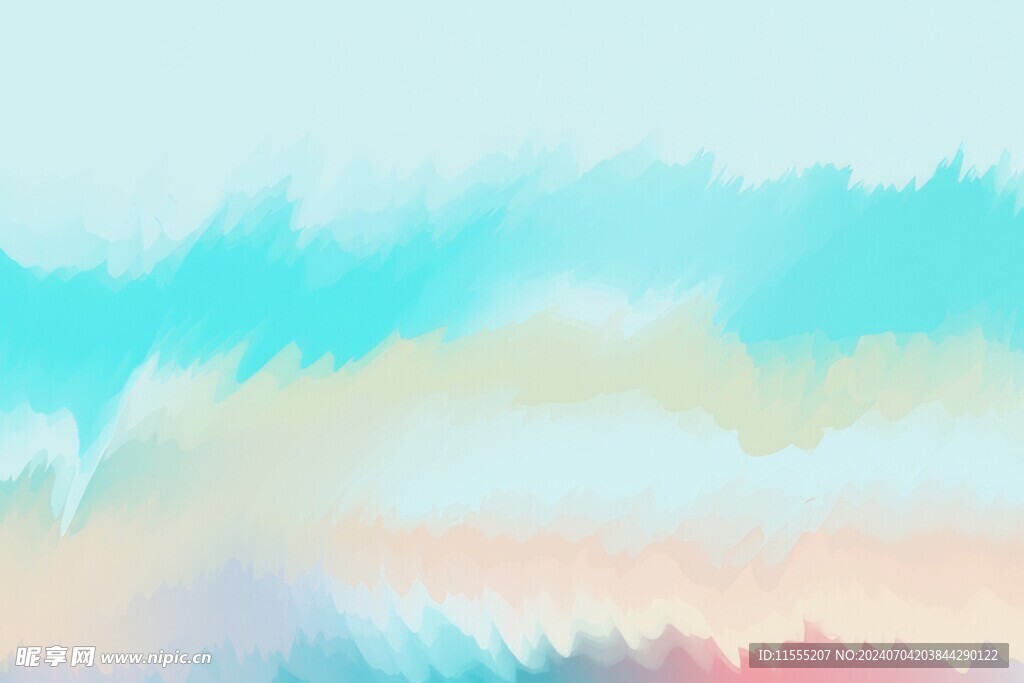 创意水彩抽象艺术画水彩晕染