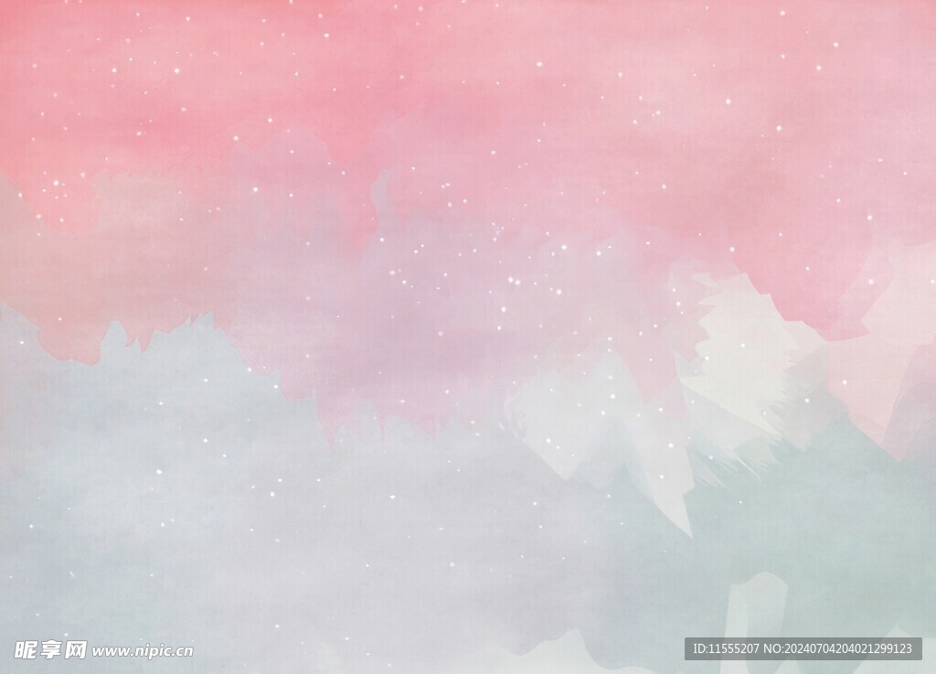 创意水彩抽象艺术画水彩晕染