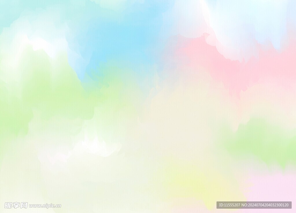 创意水彩抽象艺术画水彩晕染
