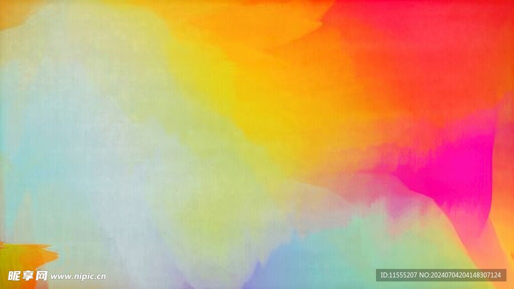创意水彩抽象艺术画水彩晕染