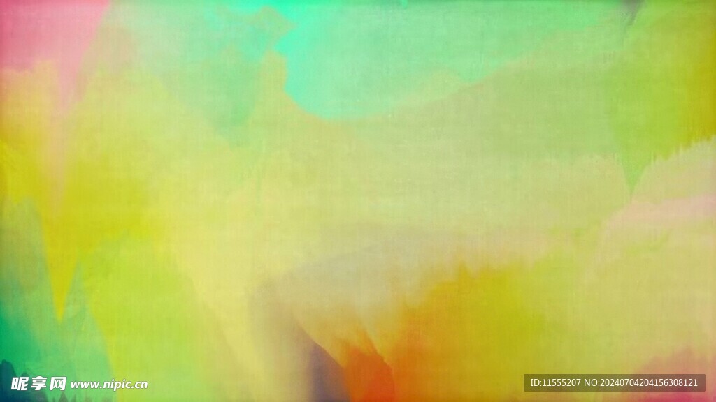 创意水彩抽象艺术画水彩晕染