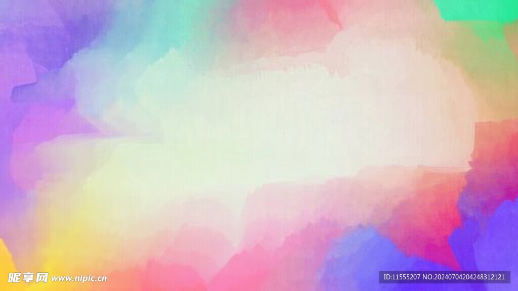 创意水彩抽象艺术画水彩晕染