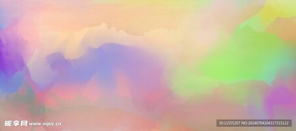 创意水彩抽象艺术画水彩晕染