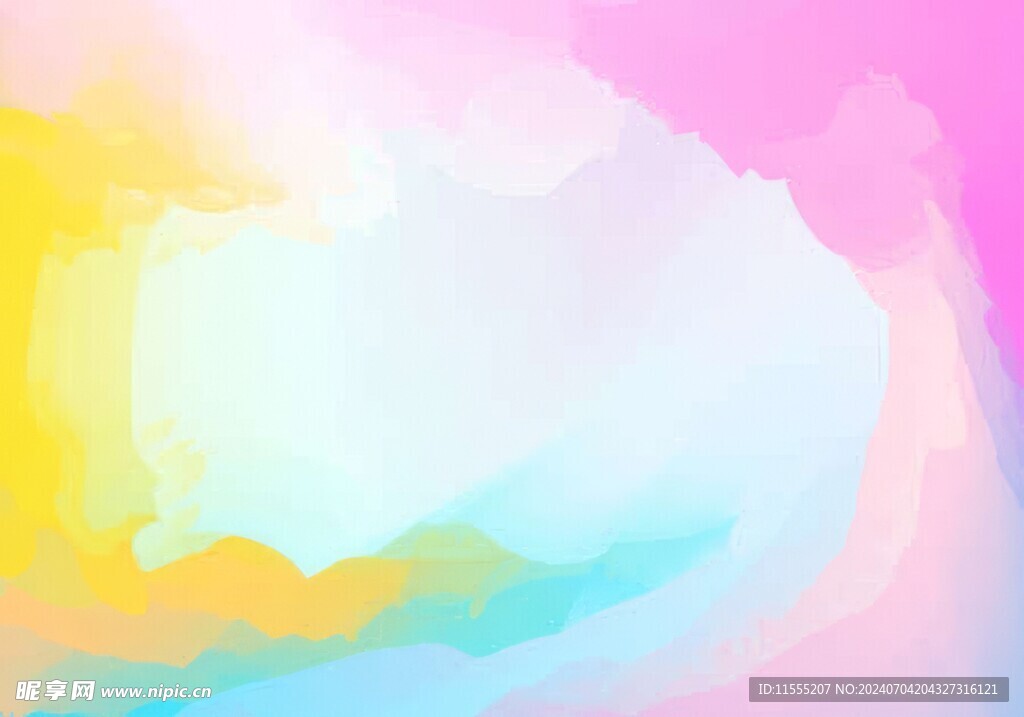 创意水彩抽象艺术画水彩晕染