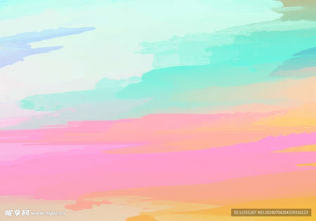 创意水彩抽象艺术画水彩晕染