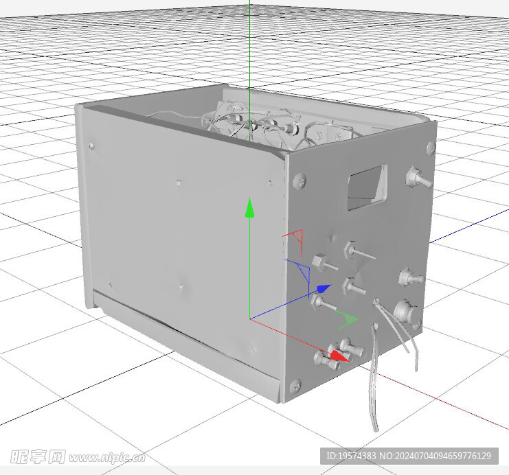 C4D模型 电箱