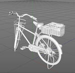 C4D模型 自行车 