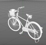 C4D模型 自行车  