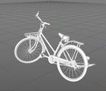 C4D模型 自行车  