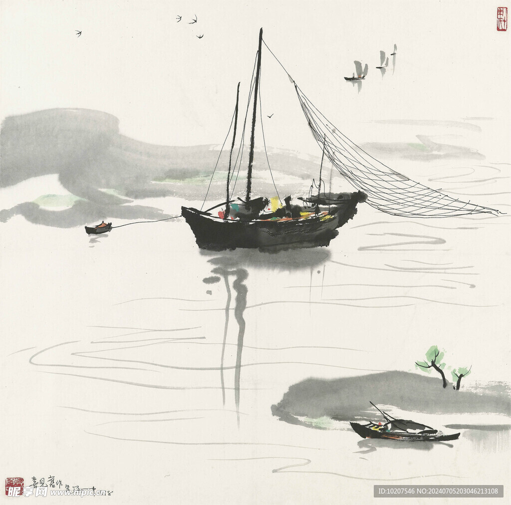 名家画作