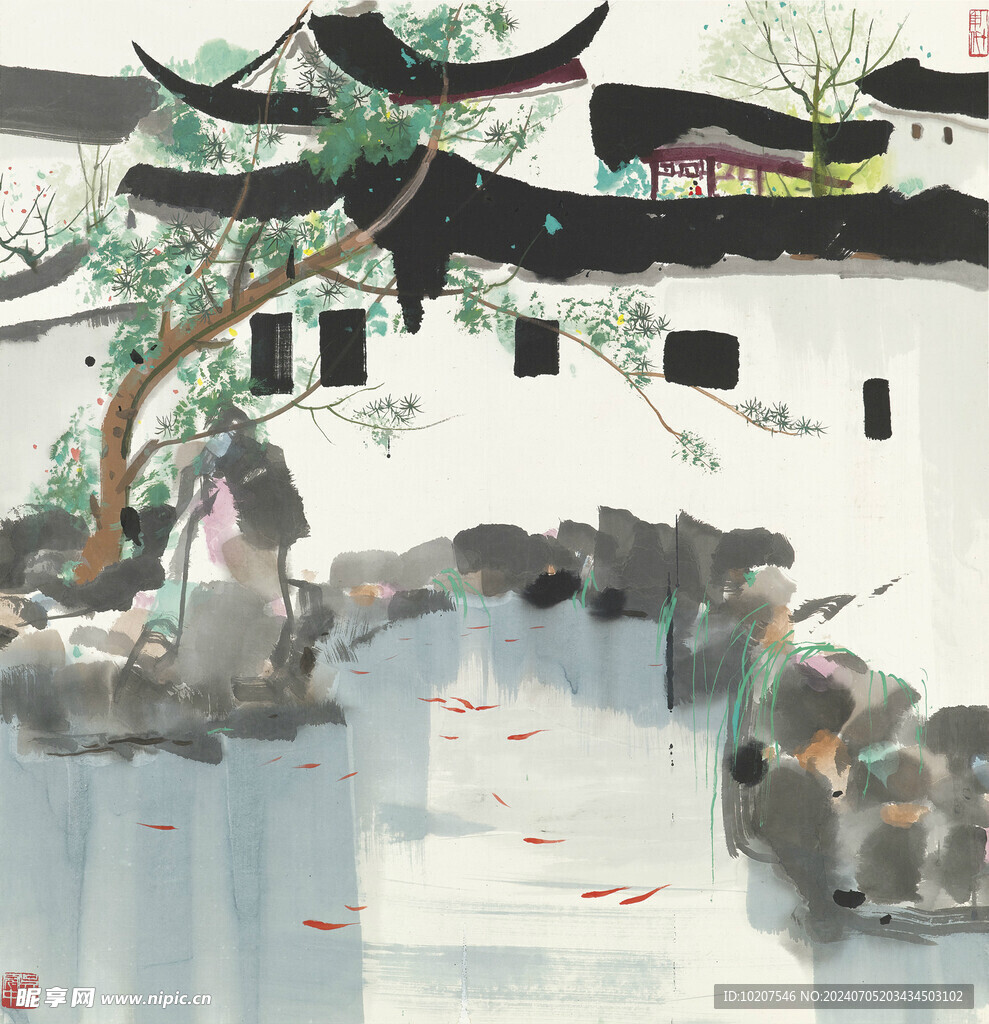 名家画作