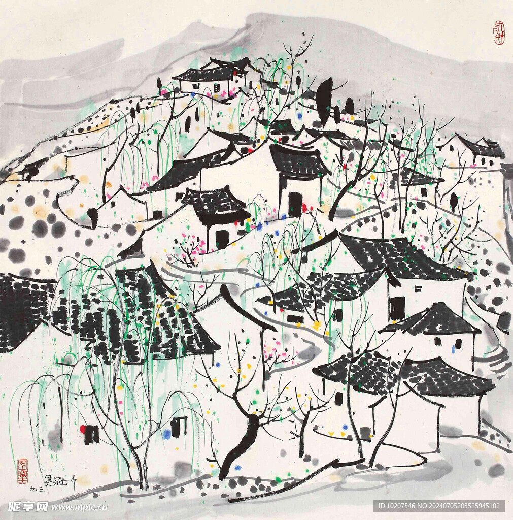名家画作