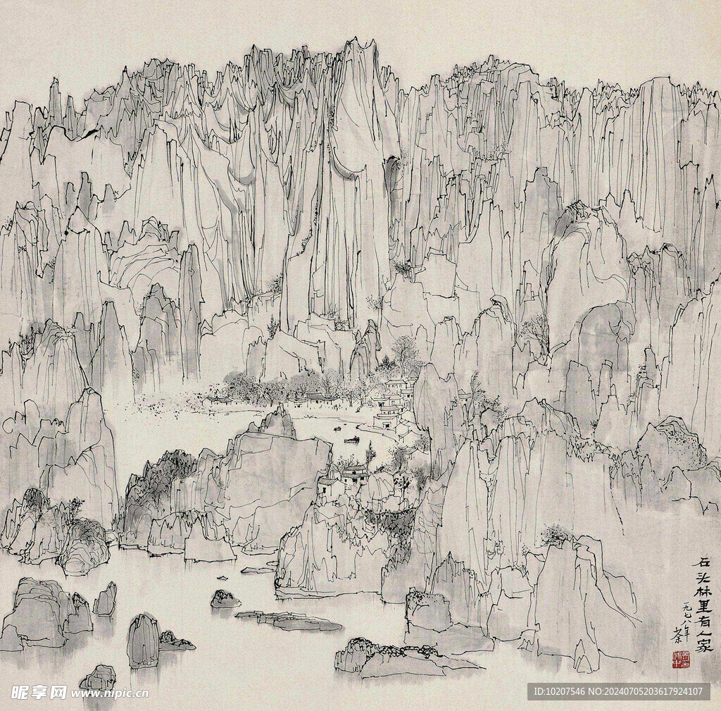 名家画作