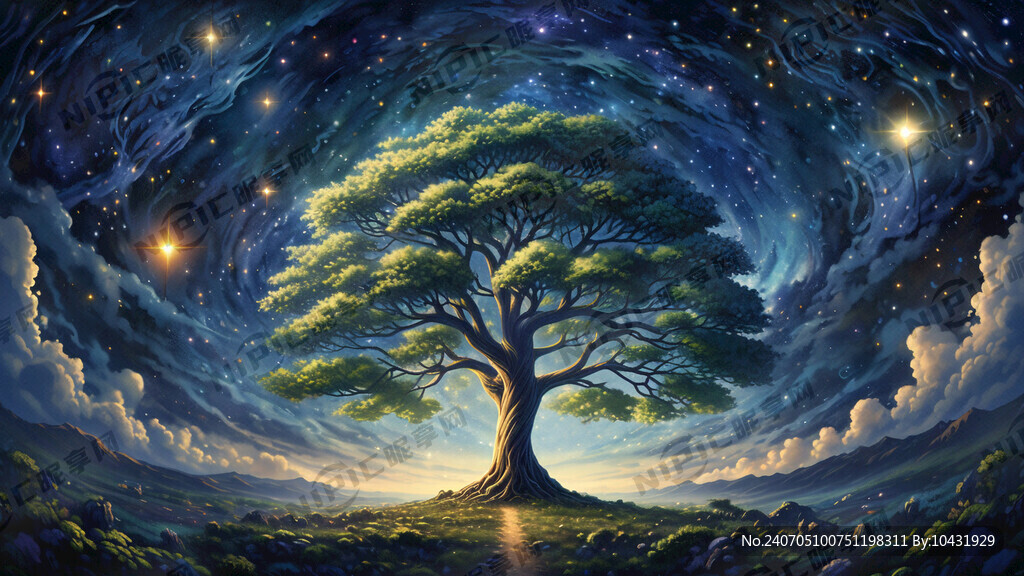 梦幻星空 中间智慧树