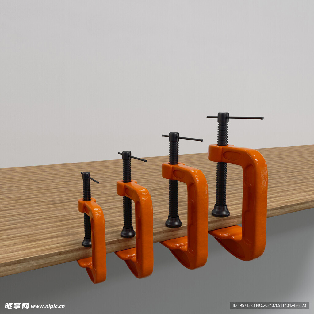 C4D模型 木工夹