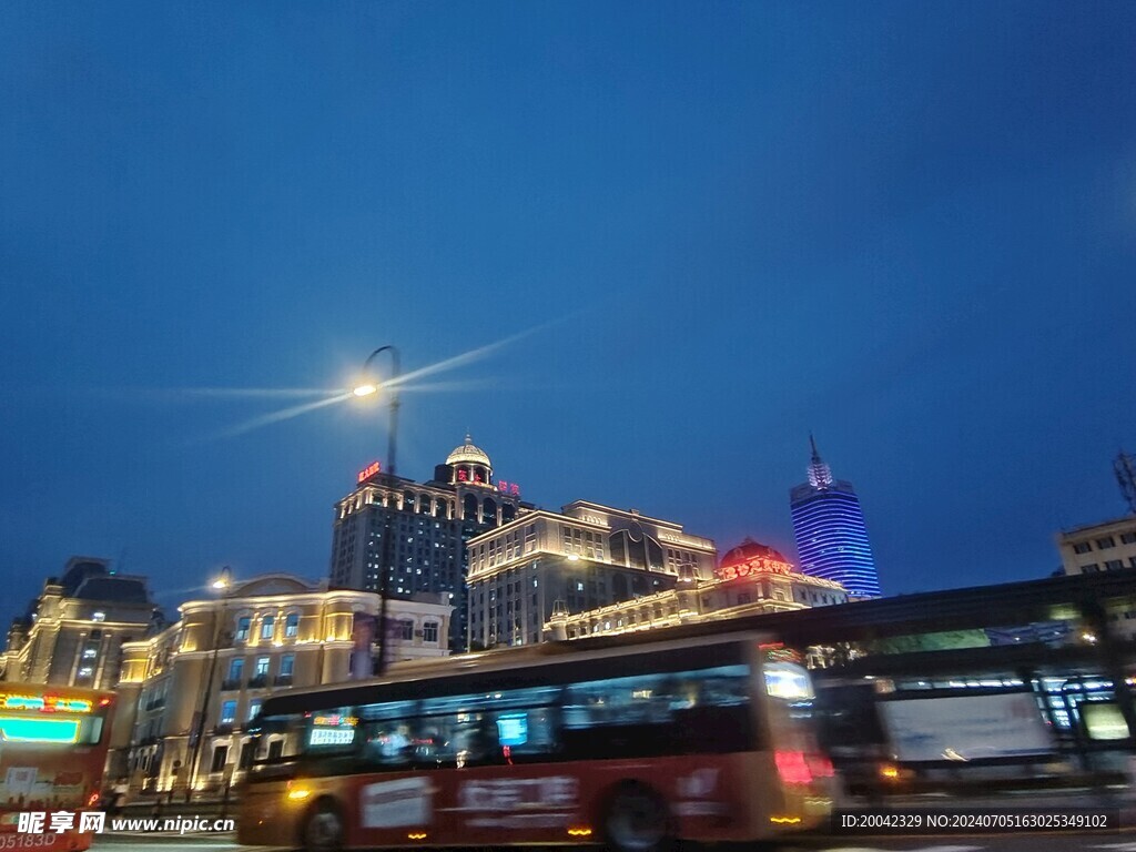 美丽哈尔滨夜景