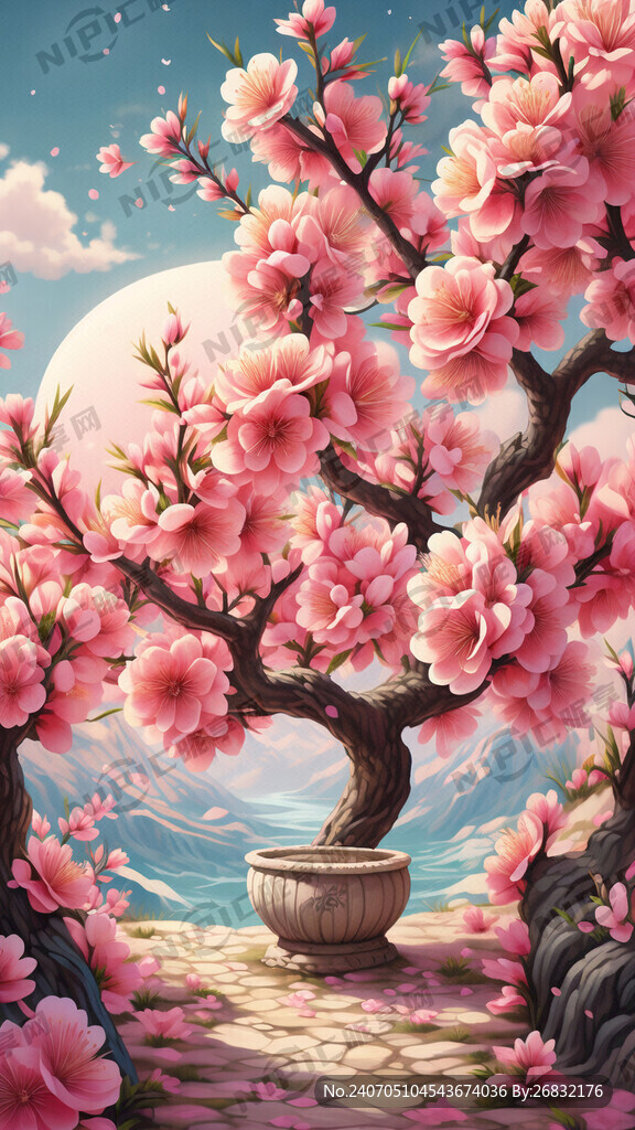 桃花 粉色 桃树 桃花酒 梦幻