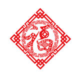 福字春节窗花剪纸