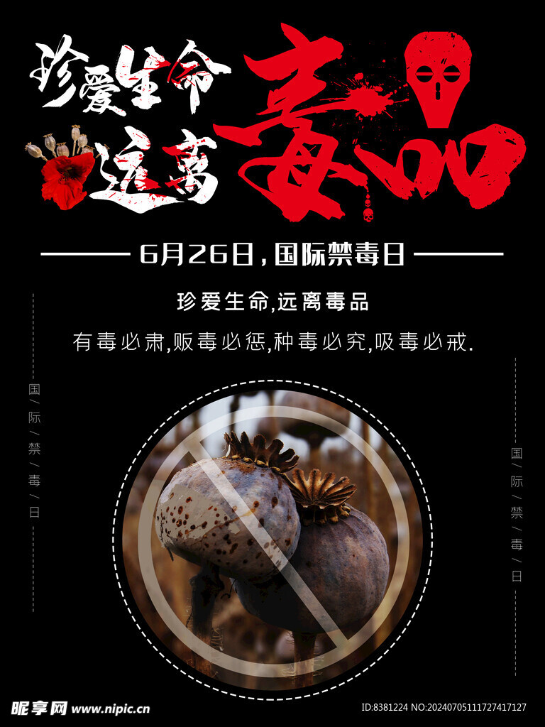 禁毒海报