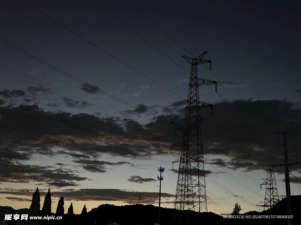 夜晚的天空