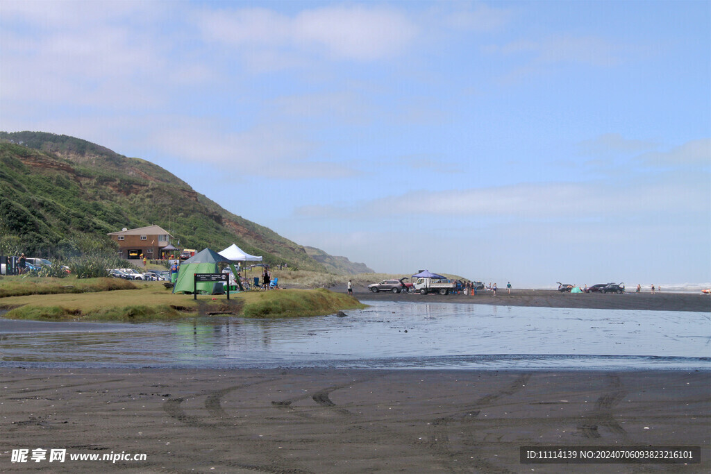 新西兰海滩风景