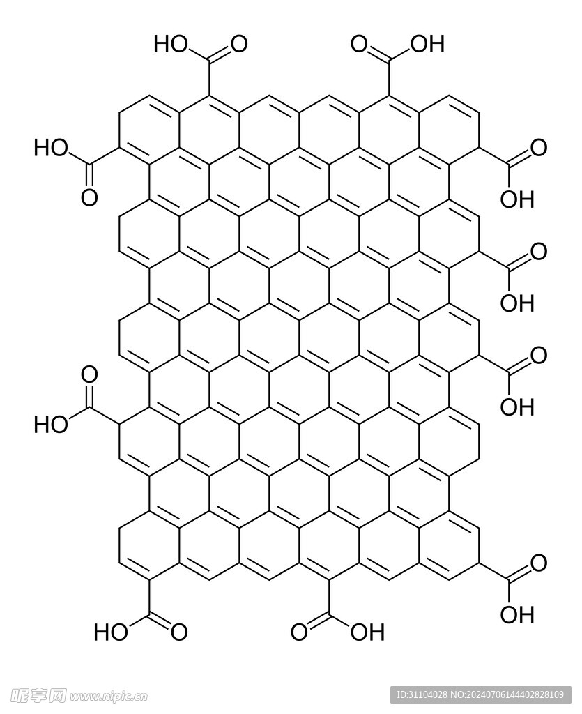 化学分子线稿