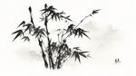 竹影 水墨竹影 高清水墨竹子 竹子 竹子图