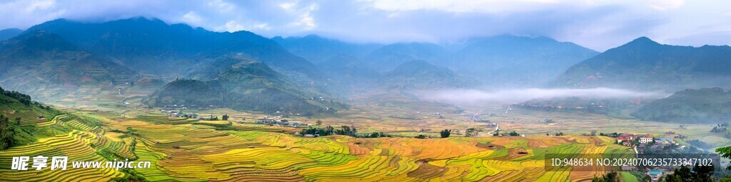 田园风光全景