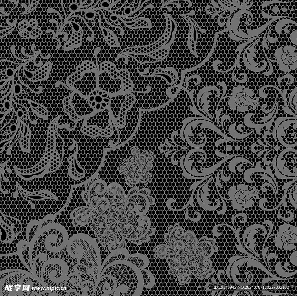 蕾丝花纹底纹
