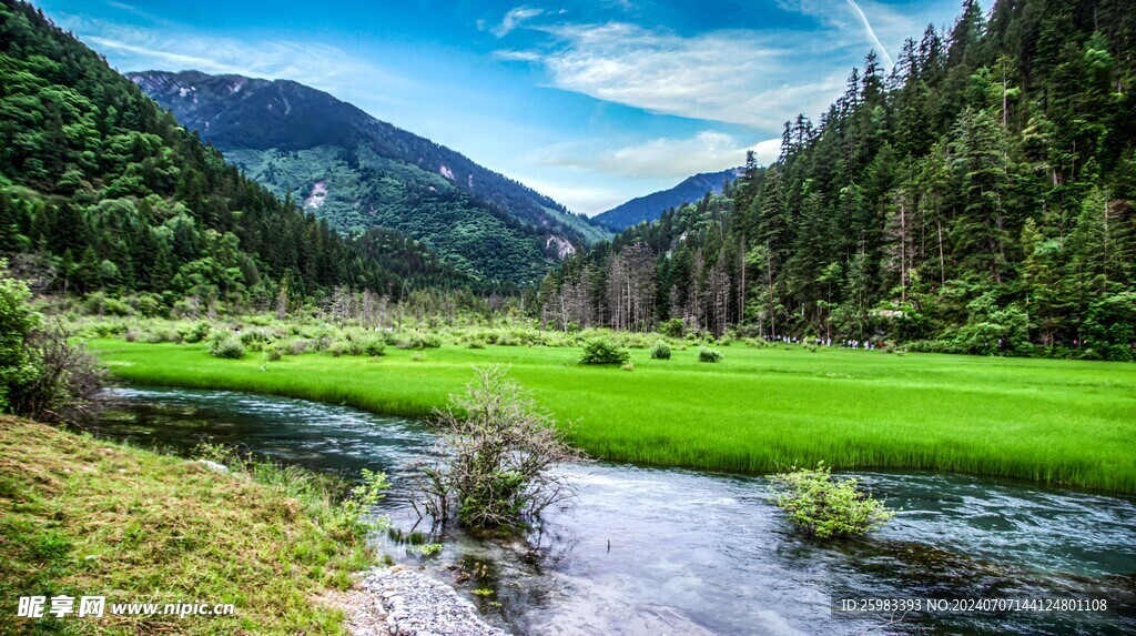 湖光山色