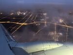 城市夜空鸟瞰图