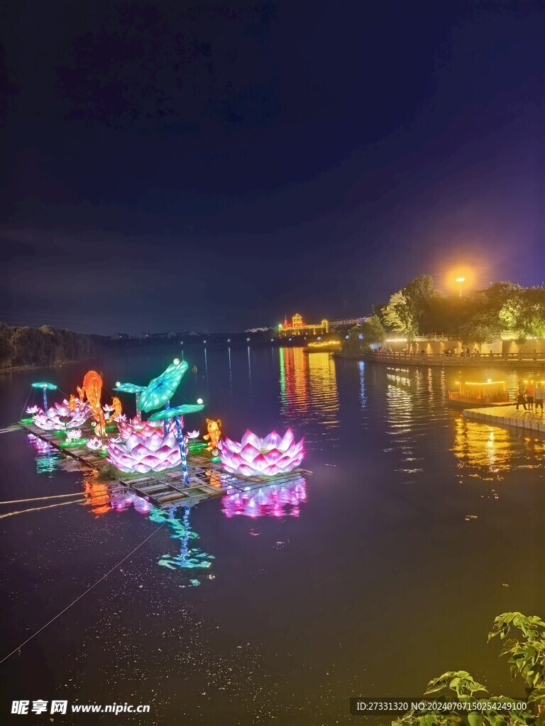 寿县花灯夜景