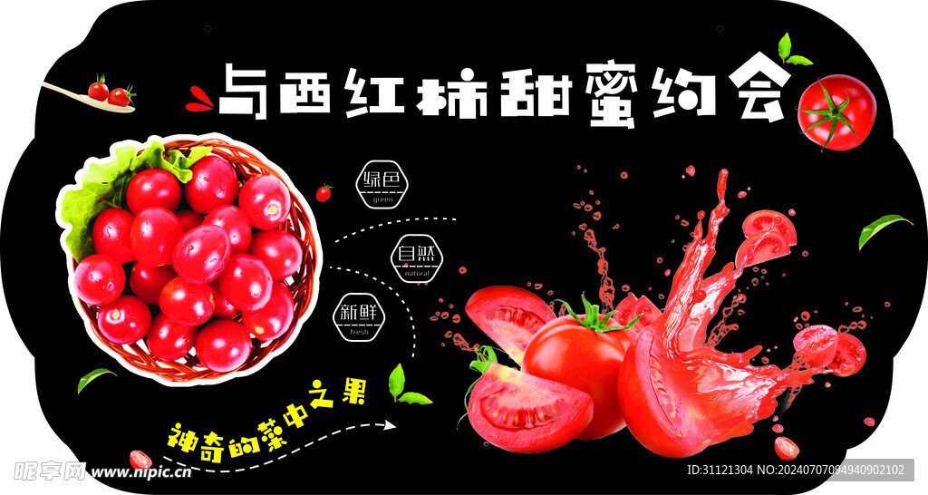 西红柿展板