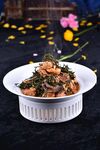鹿角菜炒鸡