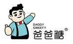 爸爸糖  卡通图 胖子