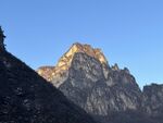 云台山 日照金山