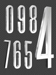 金属数字设计